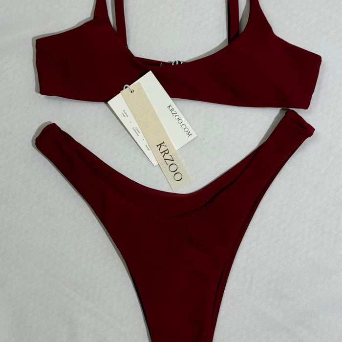 Sports vest and separate swimsuit