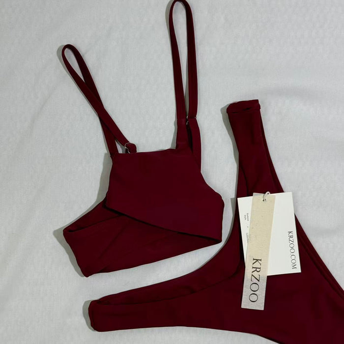 Sports vest and separate swimsuit