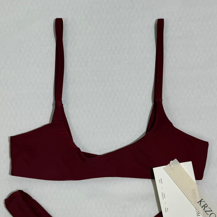 Sports vest and separate swimsuit
