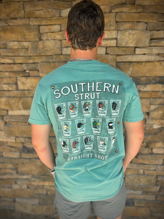 Straight Shots T-Shirt | Seafoam