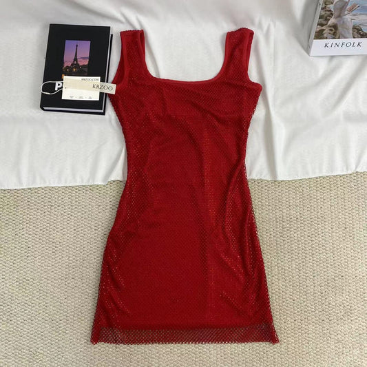 Strappy Backless Bodycon Dress