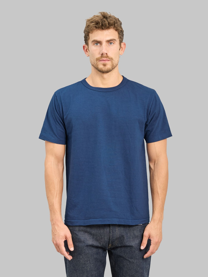 Studio D'Artisan 8204 "Ishikawadai" Tubular Jersey T-Shirt Navy