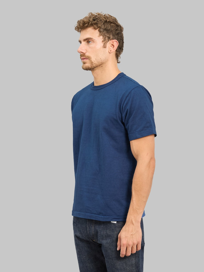 Studio D'Artisan 8204 "Ishikawadai" Tubular Jersey T-Shirt Navy