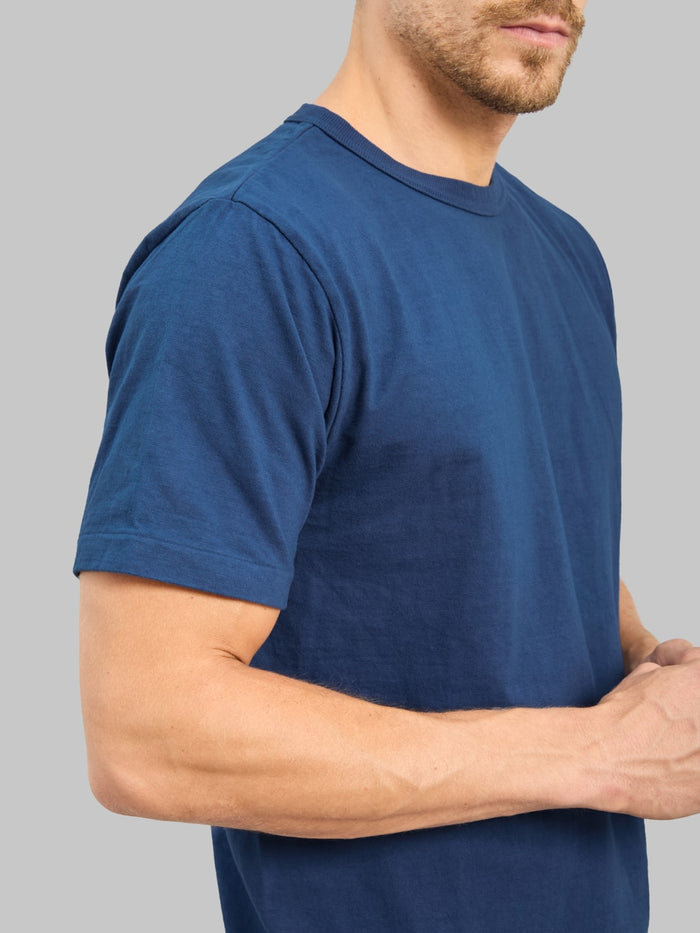 Studio D'Artisan 8204 "Ishikawadai" Tubular Jersey T-Shirt Navy