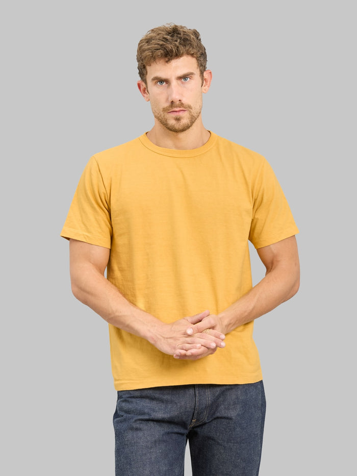 Studio D'Artisan 8204 "Ishikawadai" Tubular Jersey T-Shirt Yellow