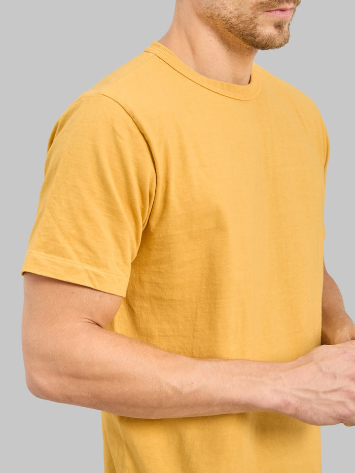 Studio D'Artisan 8204 "Ishikawadai" Tubular Jersey T-Shirt Yellow
