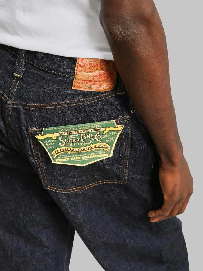 Sugar Cane Waist Overalls 2025 Wide Leg Jeans back pocket