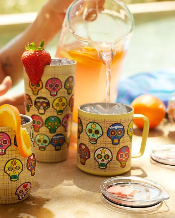 Sugar Skull 12oz Camp Cup