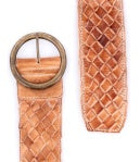 Tan Rustic Dreamweaver Leather Belt