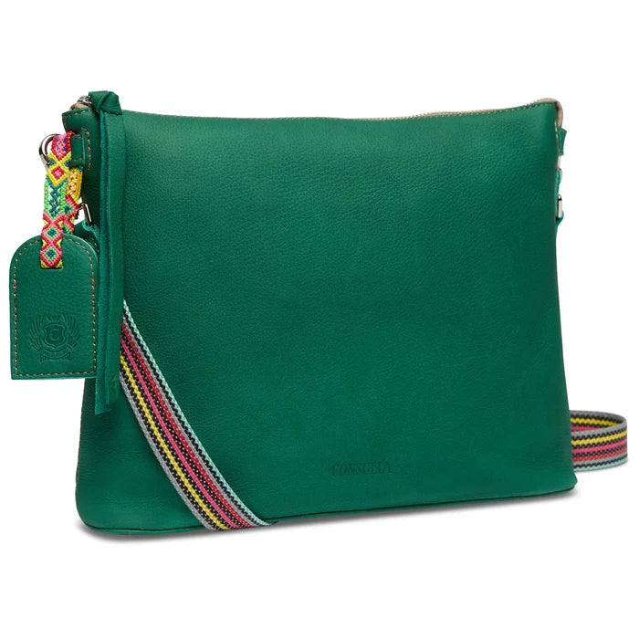 Teal Downtown Crossbody