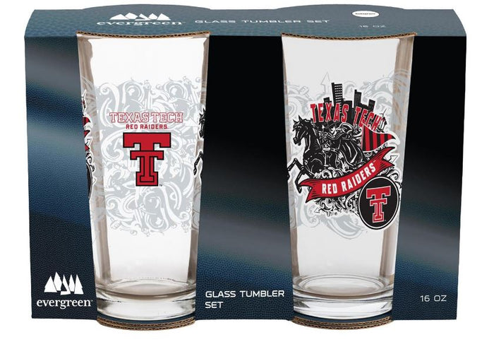 Texas Sports Glass Tumbler Set- 4 Teams