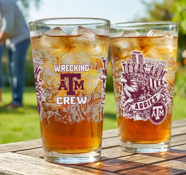 Texas Sports Glass Tumbler Set- 4 Teams