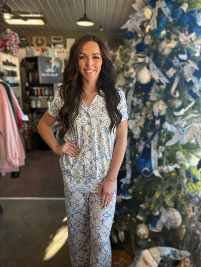 The Bows & Blossoms Pajama Pants