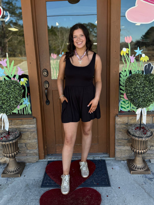 The Double Layered Tank Romper