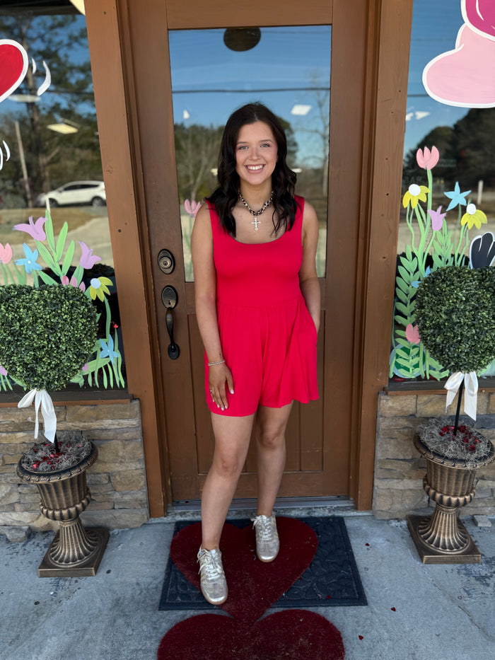 The Double Layered Tank Romper
