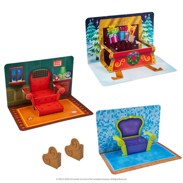 The Elf on the Shelf Polar Props Insta-Moment Pop-Up Scenes – 3-Pack