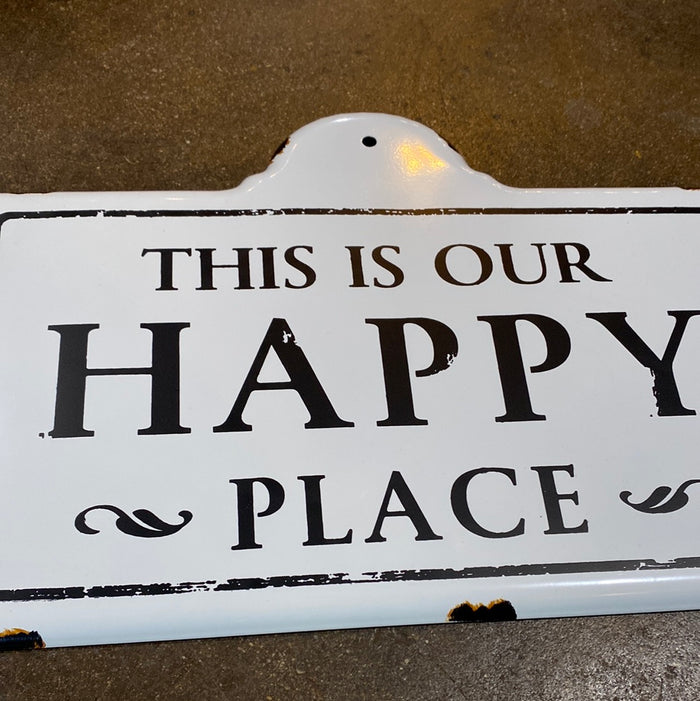 This Is Our Happy Place Sign