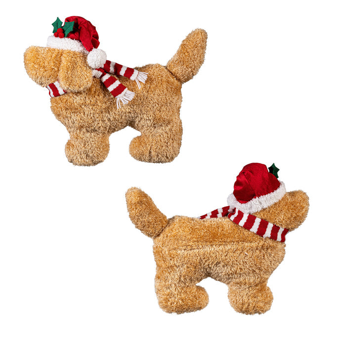 Throw Pillow Christmas Dog Shaped Pillow- 4 STYLES