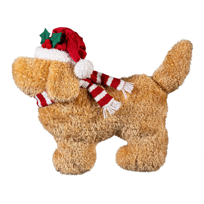 Throw Pillow Christmas Dog Shaped Pillow- 4 STYLES