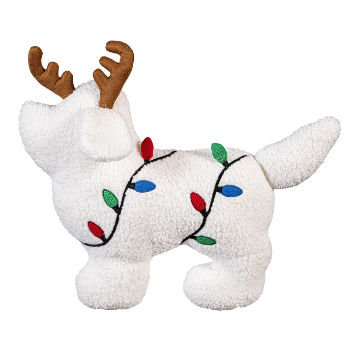 Throw Pillow Christmas Dog Shaped Pillow- 4 STYLES
