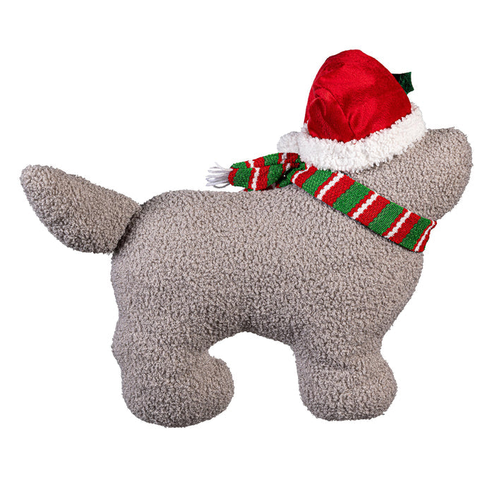 Throw Pillow Christmas Dog Shaped Pillow- 4 STYLES