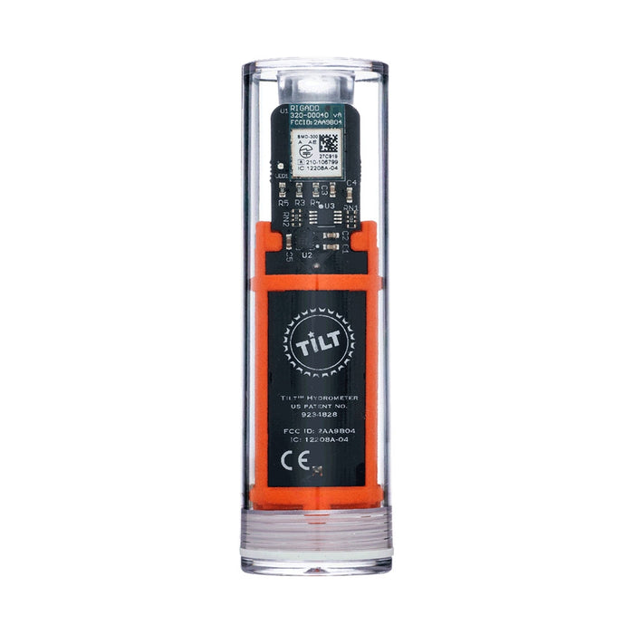 Orange Tilt Digital Hydrometer and Thermometer