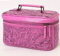 Tooled Leather Travel Case