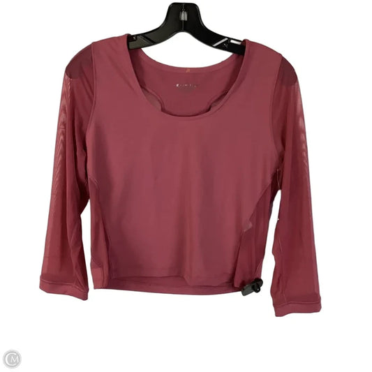 Top Long Sleeve By Athleta In Pink, Size: L