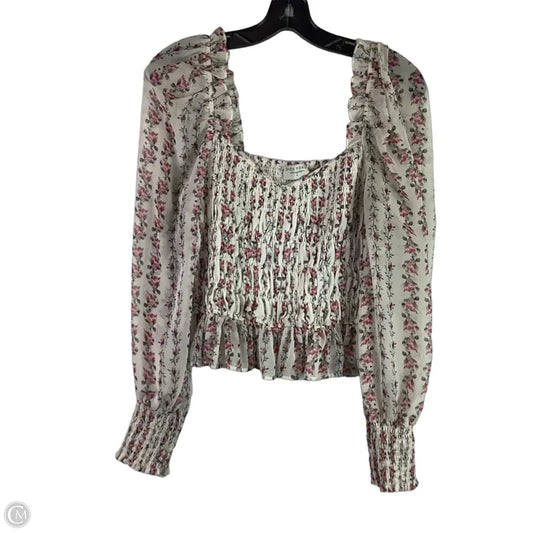 Top Long Sleeve By Dress Forum In Floral Print, Size: S