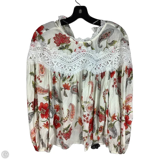 Top Long Sleeve By Fate In Multi-colored, Size: M