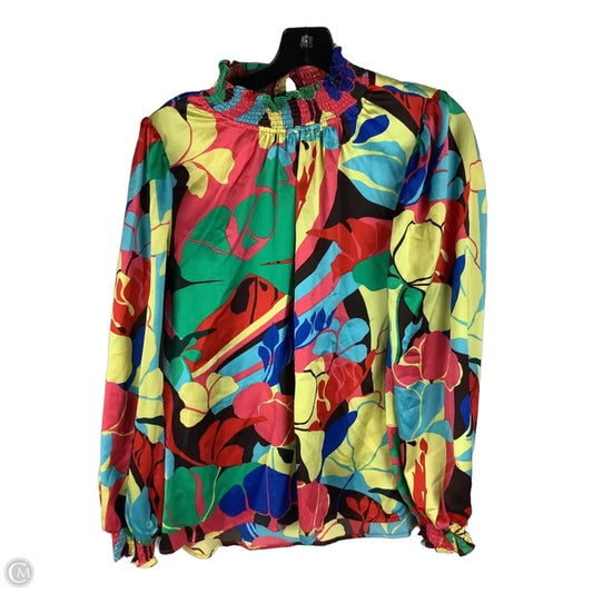 Top Long Sleeve By Jodifl In Multi-colored, Size: S