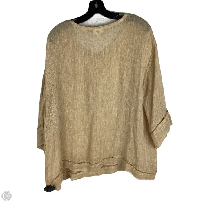 Top Long Sleeve By Pure Jill In Yellow, Size: Xl