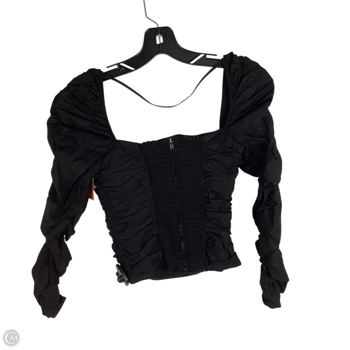 Top Long Sleeve By Reformation In Black, Size: 2