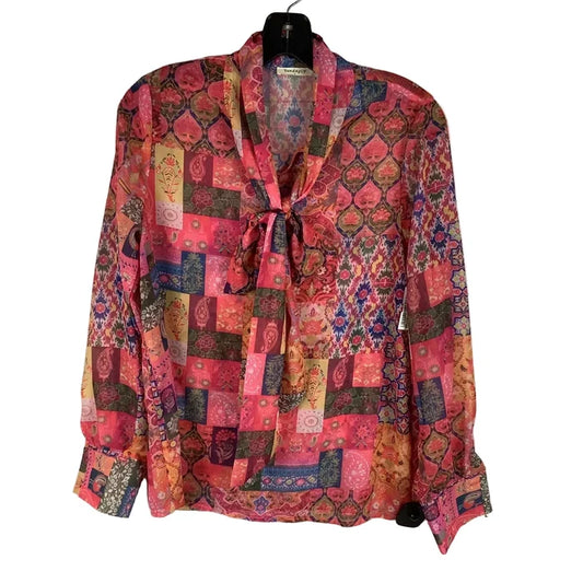 Top Long Sleeve By Sunday Up In Multi-colored, Size: S