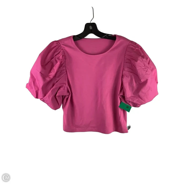 Top Short Sleeve By A New Day In Pink, Size: M
