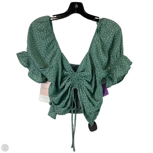 Top Short Sleeve By Clothes Mentor In Green, Size: L
