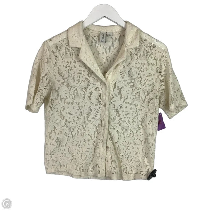 Top Short Sleeve By Joie In Cream, Size: Xs