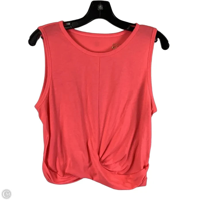 Top Sleeveless Designer By Lilly Pulitzer In Pink, Size: L