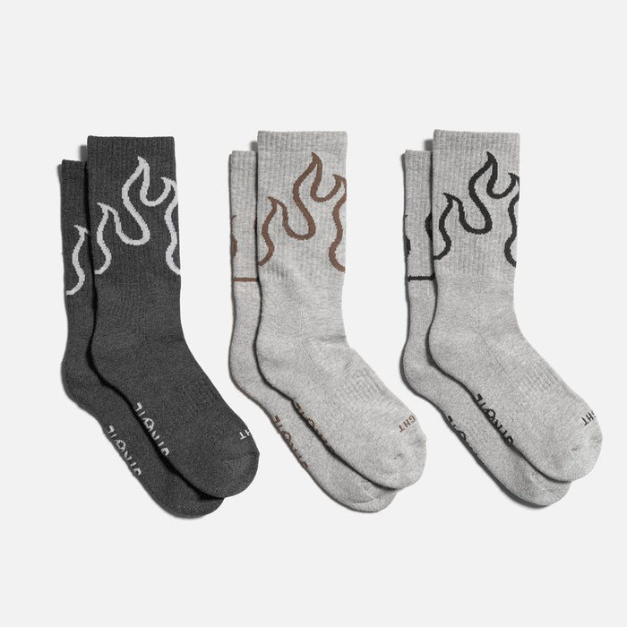 TRE FUEGO SOCKS - 3 PACK