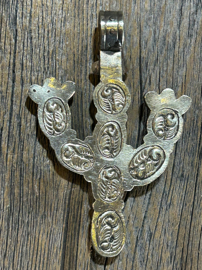 TURQUOISE CACTUS PENDANT