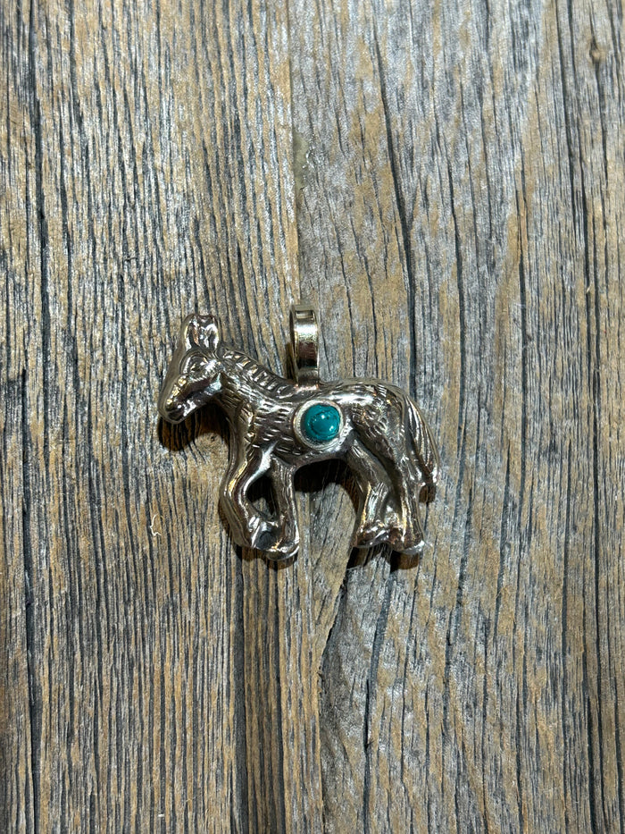 TURQUOISE DONKEY PENDANT