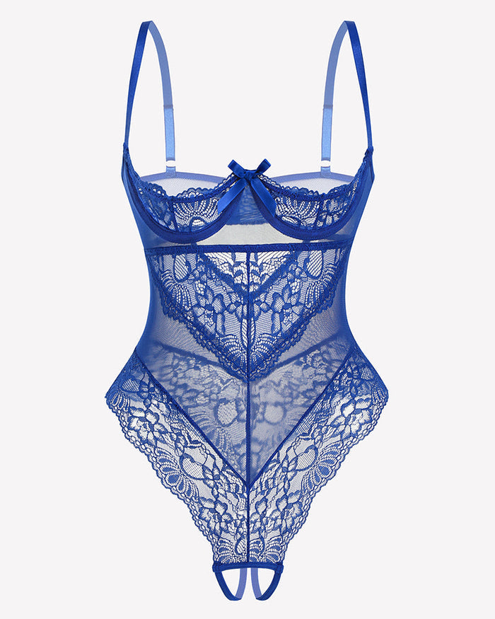 Underwire Lace Teddy Lingerie Bodysuit