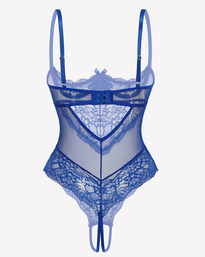 Underwire Lace Teddy Lingerie Bodysuit