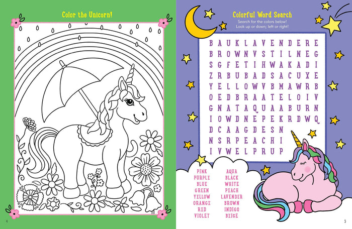 Unicorns Activity Book