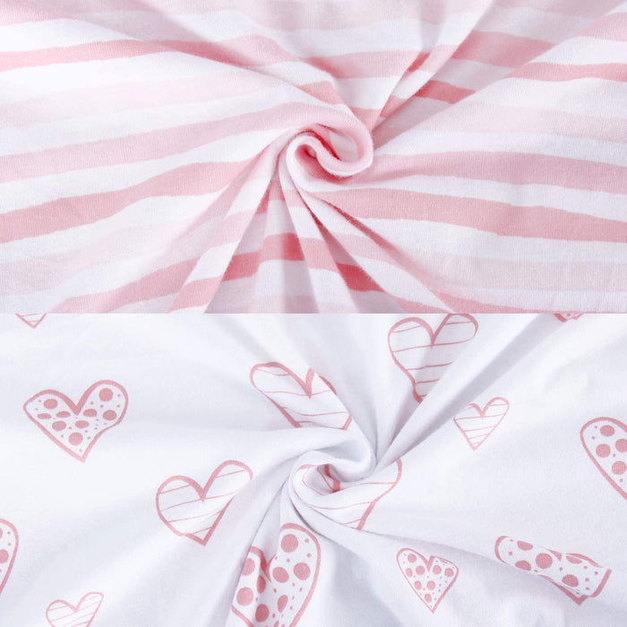 Universal fit Bassinet Sheets 32" x 16" - 2 Pack, Cotton - Biloban Online Store