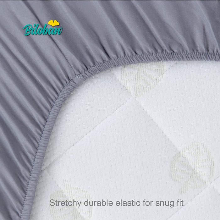 Universal fit Bassinet Sheets, 32" x 17" - 2 Pack, Microfiber - Biloban Online Store
