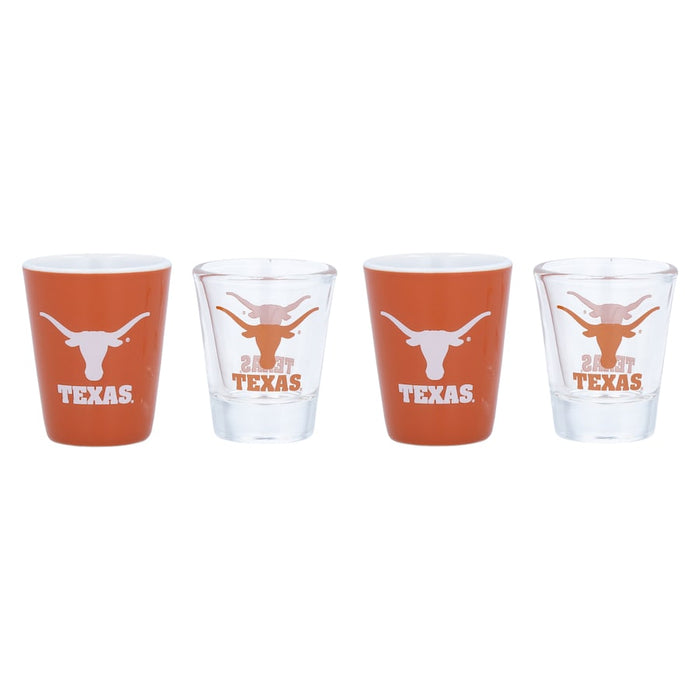University of Texas 4 pc shot glass