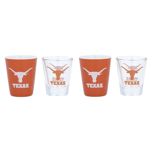 University of Texas 4 pc shot glass