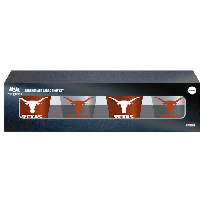 University of Texas 4 pc shot glass