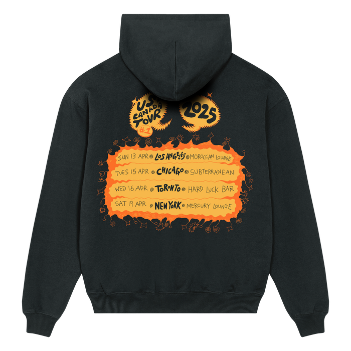 US & Canada 2025 | Black Tour Hoodie